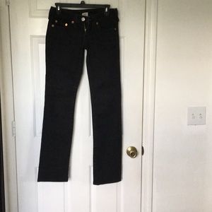 True Religion Black denim jeans. Size 26.